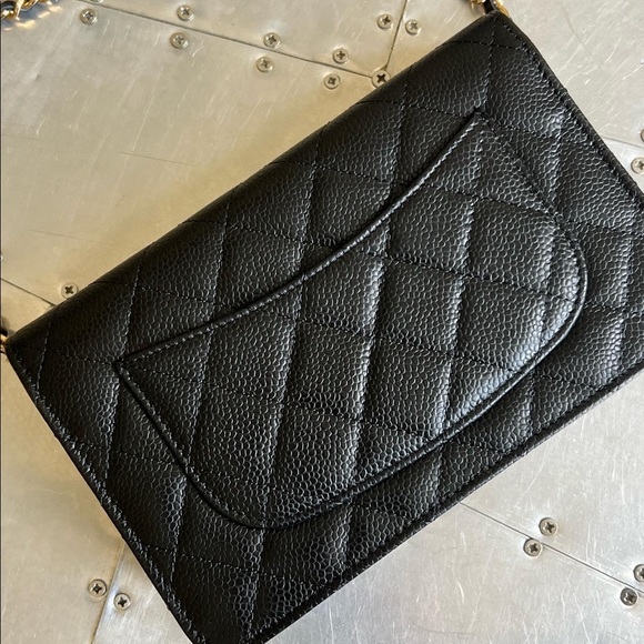 ‼️SOLD‼️CHANEL Wallet on Chain WOC caviar GHW magnetic closure - Picture 3 of 12